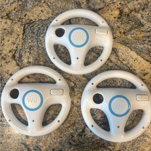 OEM Nintendo Wii Steering Wheel - Set of 3
